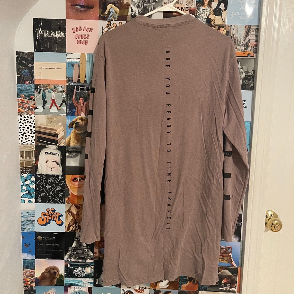 Forever 21 Brown Dress with word design